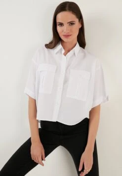 LELA Loose Fit - Overhemdblouse - White -Stijl Verkoop 0021d04cd3254241b8145b399e78c0bc