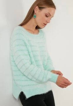 LELA Trui - Mint -Stijl Verkoop 010fa338b47744e88095698082b6d022