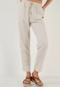 LELA Regular Fit - Broek - Beige -Stijl Verkoop 016acf696ee241578542d071f4fc173e