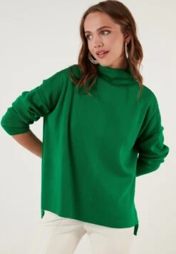 LELA Long Back- Trui - Benetton Color -Stijl Verkoop 01c214c3560d45dd9b6147eb6d0ecf4b