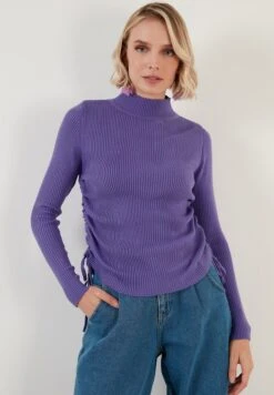 LELA Regular Fit - Trui - Lilac