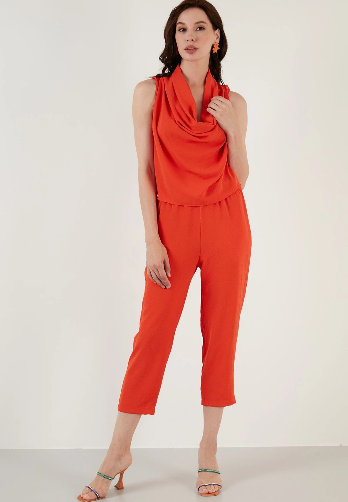 LELA Two Piece Set - Regular Fit - Broek - Orange 3 LELA Two Piece Set - Regular Fit - Broek - Orange