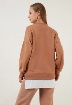 LELA Loose Fit - Sweater - Camel -Stijl Verkoop 061cedaace4142559812b13a0cfe7718