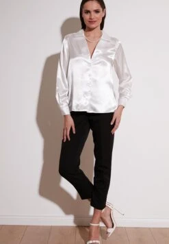 LELA Regular Fit - Overhemdblouse - Ecru -Stijl Verkoop 063754483cf443f999a45e203bebf51d