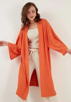 LELA Mantel - Orange -Stijl Verkoop 0738048674da4d1c8219e551e8982934