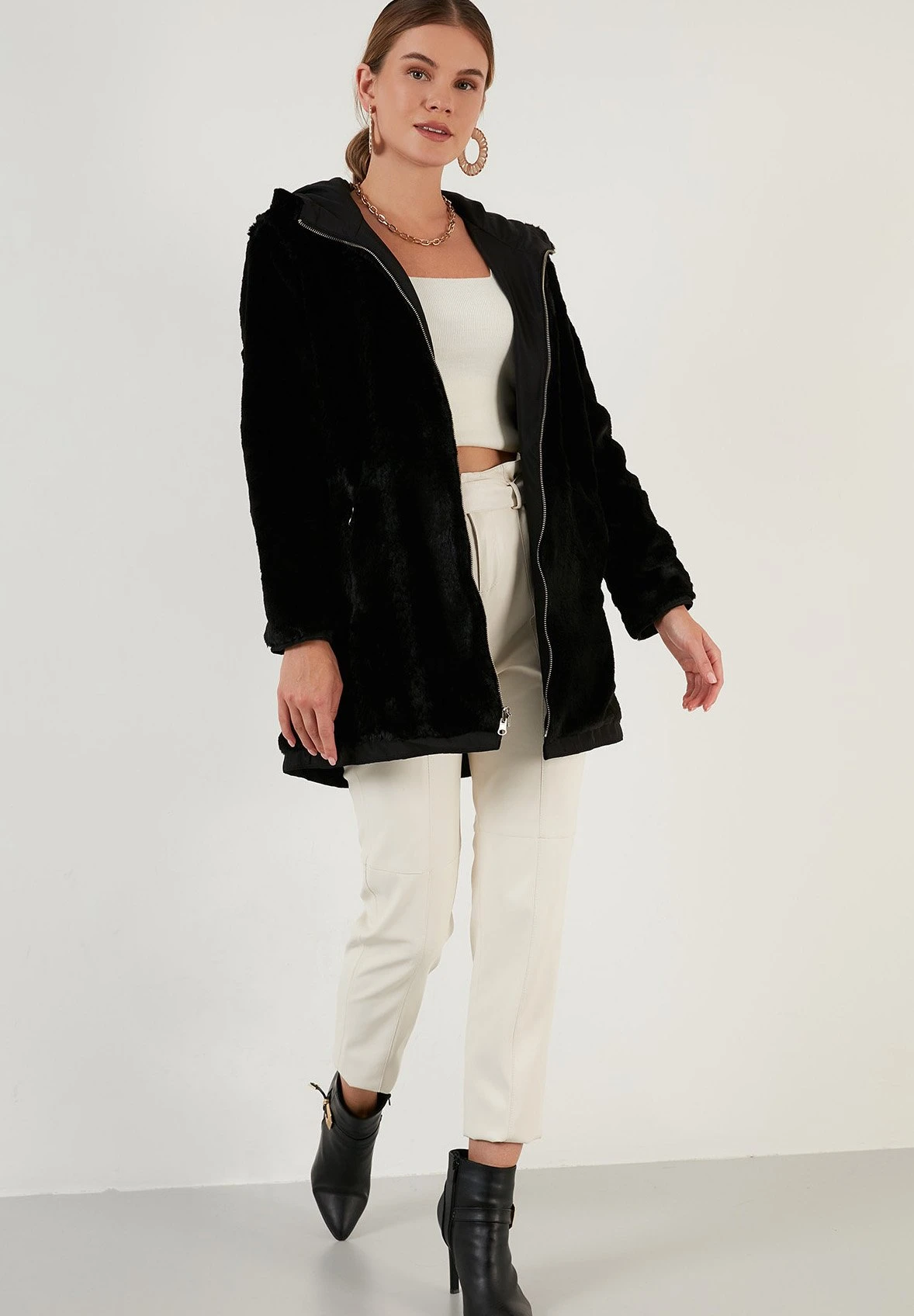 LELA Regular Fit Reversible - Winterjas - Black 4 LELA Regular Fit Reversible - Winterjas - Black - Afbeelding 2