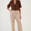 LELA Regular Fit - Broek - Light Brown -Stijl Verkoop 0855ab2224b2493f8f39eb6cb613144d