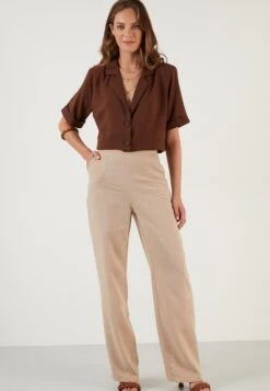 LELA Regular Fit - Broek - Light Brown