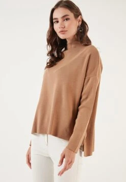 LELA Long Back- Trui - Purple -Stijl Verkoop 08b14776552147be8a9ffa15811c0ca9