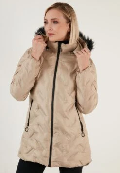 LELA Slim Fit - Winterjas - Stone 13 LELA Slim Fit - Winterjas - Stone -Stijl Verkoop 0b8d4601539a413bb092f1da313ff674