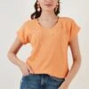 LELA Regular Fit - Blouse - Light Orange -Stijl Verkoop 0de84378d56e49cdb3097bb7b9a9207b