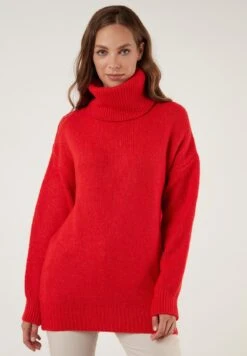 LELA Regular Fit - Trui - Orange Color