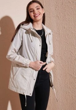 LELA Regular Fit - Parka - Stone -Stijl Verkoop 0e56db1111154010a7bbf82ce7f7ab60