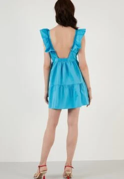 LELA Regular Fit - Jurk - Turquoise -Stijl Verkoop 0e6d3d5f3c2e402cb4f2cdd35f6ab65e