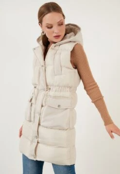 LELA Regular Fit - Bodywarmer - Stone -Stijl Verkoop 0f58afaeae5a441d80131e936178f28c