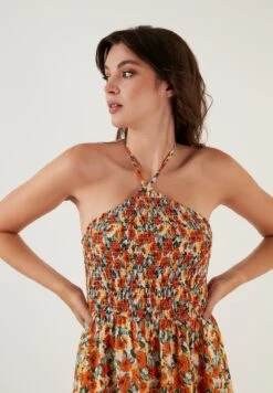 LELA Regular Fit - Jurk - Orange/Yellow -Stijl Verkoop 124cb98afc6b44c2858c86381923748c