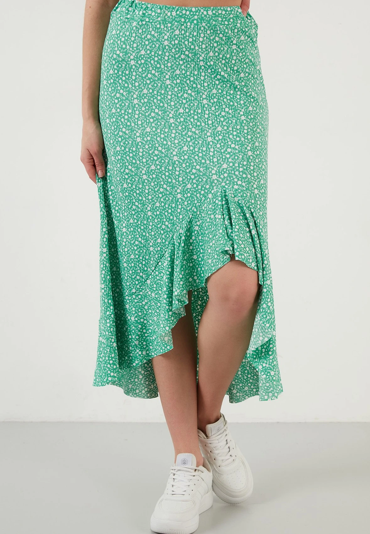 LELA Midi - A-Lijn Rok - Benetton Color 2 LELA Midi - A-Lijn Rok - Benetton Color