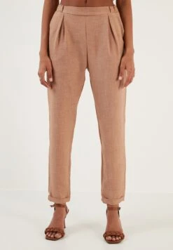 LELA Slim Fit - Broek - Camel