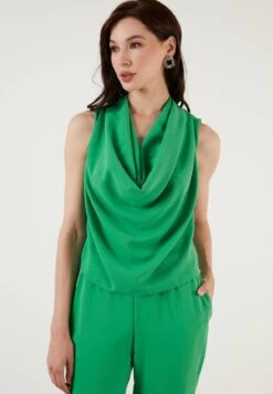 LELA Two Piece Set - Regular Fit - Broek - Green -Stijl Verkoop 1386337eb5cd42c68b1d745ddb2191a1