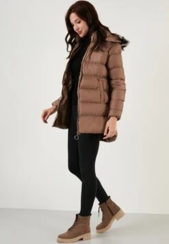 LELA Winterjas - Mink Color -Stijl Verkoop 13bfd8a502b94b7cb5528c7b79d1ef91