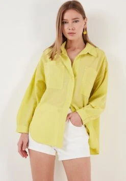 LELA Loose Fit - Overhemdblouse - Yellow