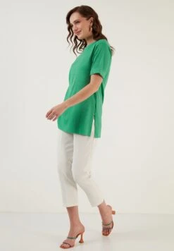 LELA Slim Fit - Blouse - Benetton Color -Stijl Verkoop 161291744366452992ac88d851562fc3