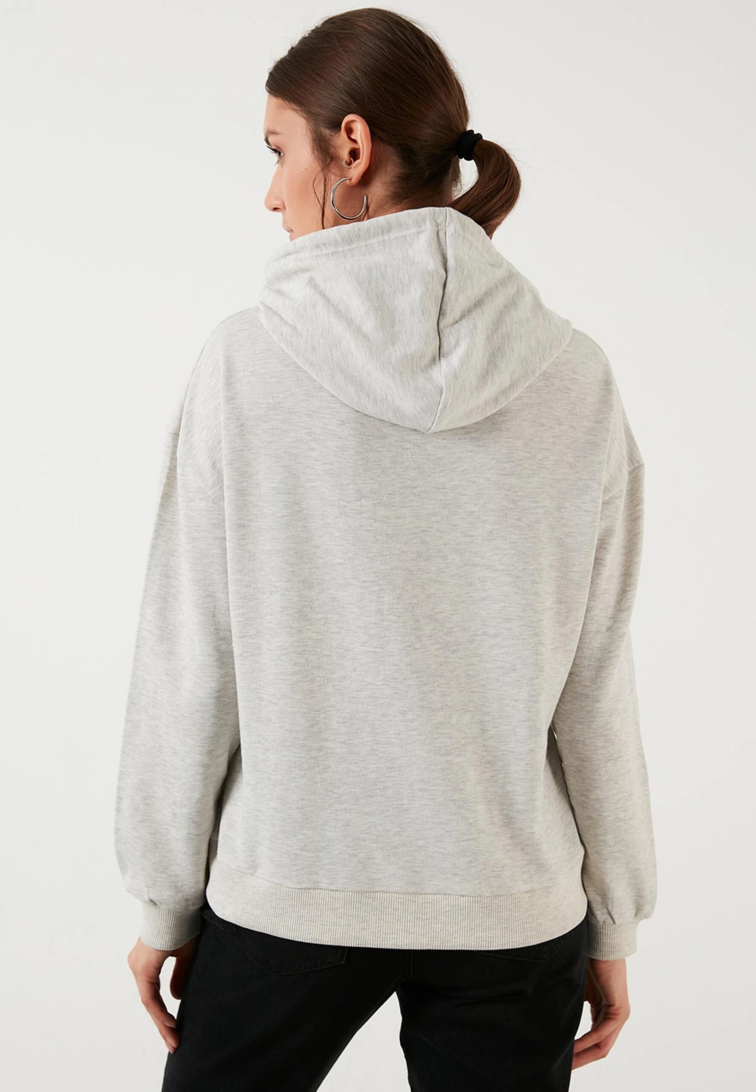 LELA Hoodie - Snow Melange 4 LELA Hoodie - Snow Melange - Afbeelding 2