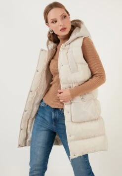 LELA Regular Fit - Bodywarmer - Stone -Stijl Verkoop 1900b137e75b458c91b94a2c6b1d5c98