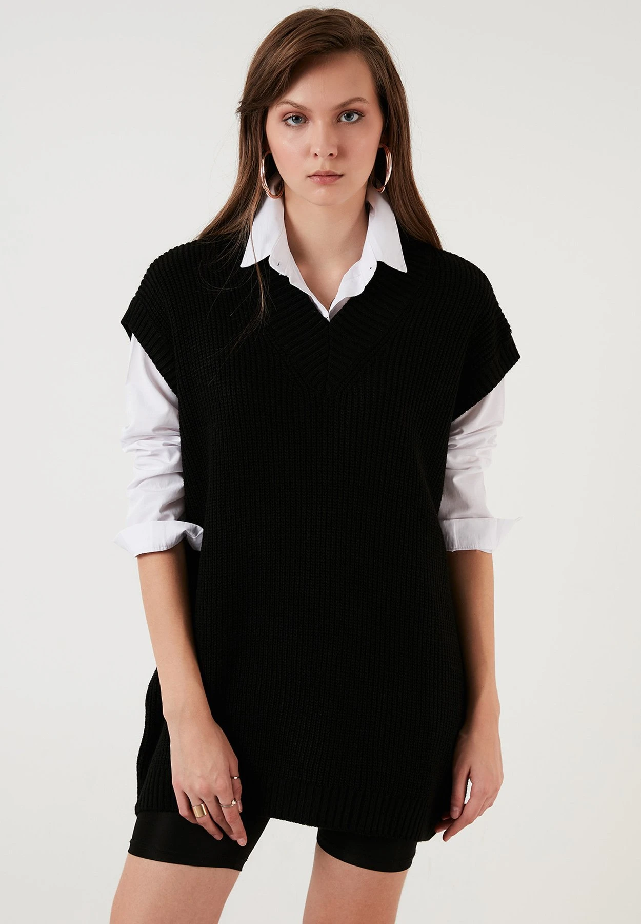 LELA V Neck- Trui - Black 3 LELA V Neck- Trui - Black