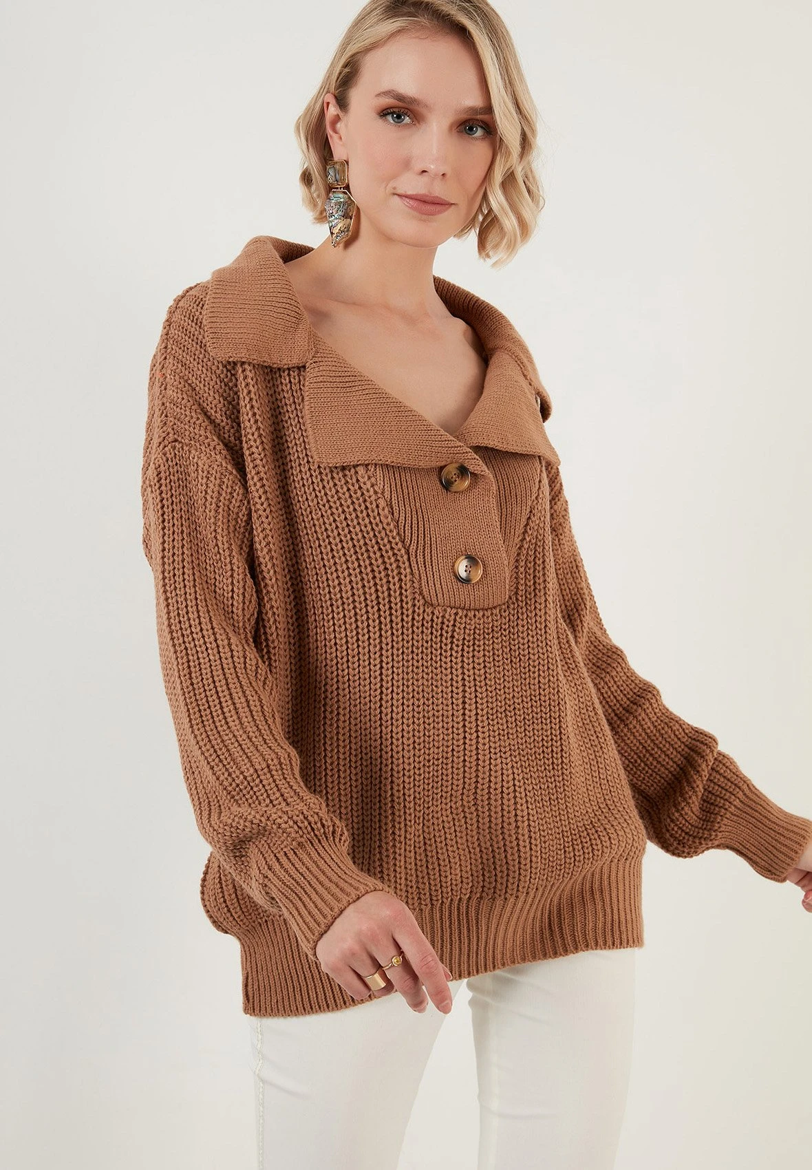 LELA Trui - Camel 6 LELA Trui - Camel - Afbeelding 4