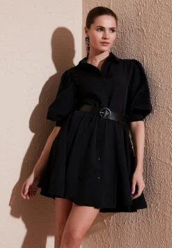 LELA Regular Fit - Blousejurk - Black 13 LELA Regular Fit - Blousejurk - Black -Stijl Verkoop 1ced324d2f9344c58e5edb1527ae9887