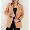 LELA Regular Fit - Blazer - Camel 1 LELA Regular Fit - Blazer - Camel -Stijl Verkoop 1daf501068d2402e848f7d333e10b9be