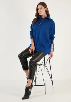 LELA Trui - Royal Blue -Stijl Verkoop 1e777b9c161a4e4fa04d0d7918778e6b