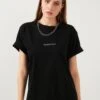 LELA Slim Fit - T-Shirt Print - Black