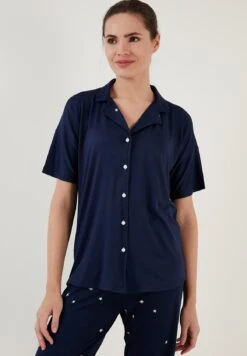 LELA Set Regular Fit - Pyjama - Dark Blue -Stijl Verkoop 2394e7421c8f44d0b8cd56ff748531fb
