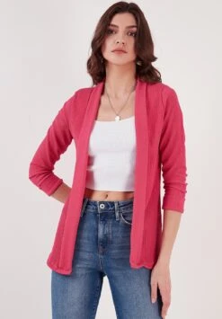 LELA Regular Fit - Vest - Fuchsia
