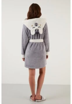 LELA Regular Fit - Badjas - Grey -Stijl Verkoop 25026bbc27304b25859b34b7146bf271