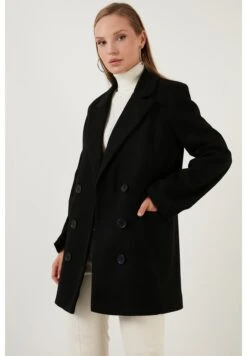 LELA Halflange Jas - Black 14 LELA Halflange Jas - Black -Stijl Verkoop 25a97cb938694867885dfd0ae5ac56d4