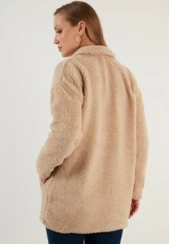 LELA Loose Fit - Fleecejas - Mink Color -Stijl Verkoop 263b1be37cd1422fa5e965d0daea00db