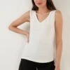 LELA Regular Fit - Top - Ecru