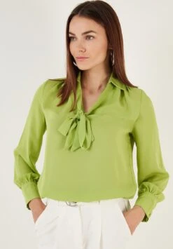 LELA Regular Fit - Blouse - Olive