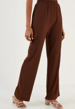 LELA Regular Fit - Cargobroek - Brown -Stijl Verkoop 2924b9980a174a959df15208d579a807