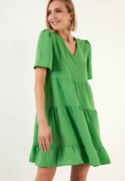 LELA Loose Fit - Jurk - Benetton Color -Stijl Verkoop 2a8b6745b34b42b6ad0f16706a9480ac