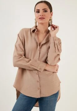 LELA Regular Fit - Overhemdblouse - Mink -Stijl Verkoop 2acd9b79e58b4d788100985af2ab8bcc