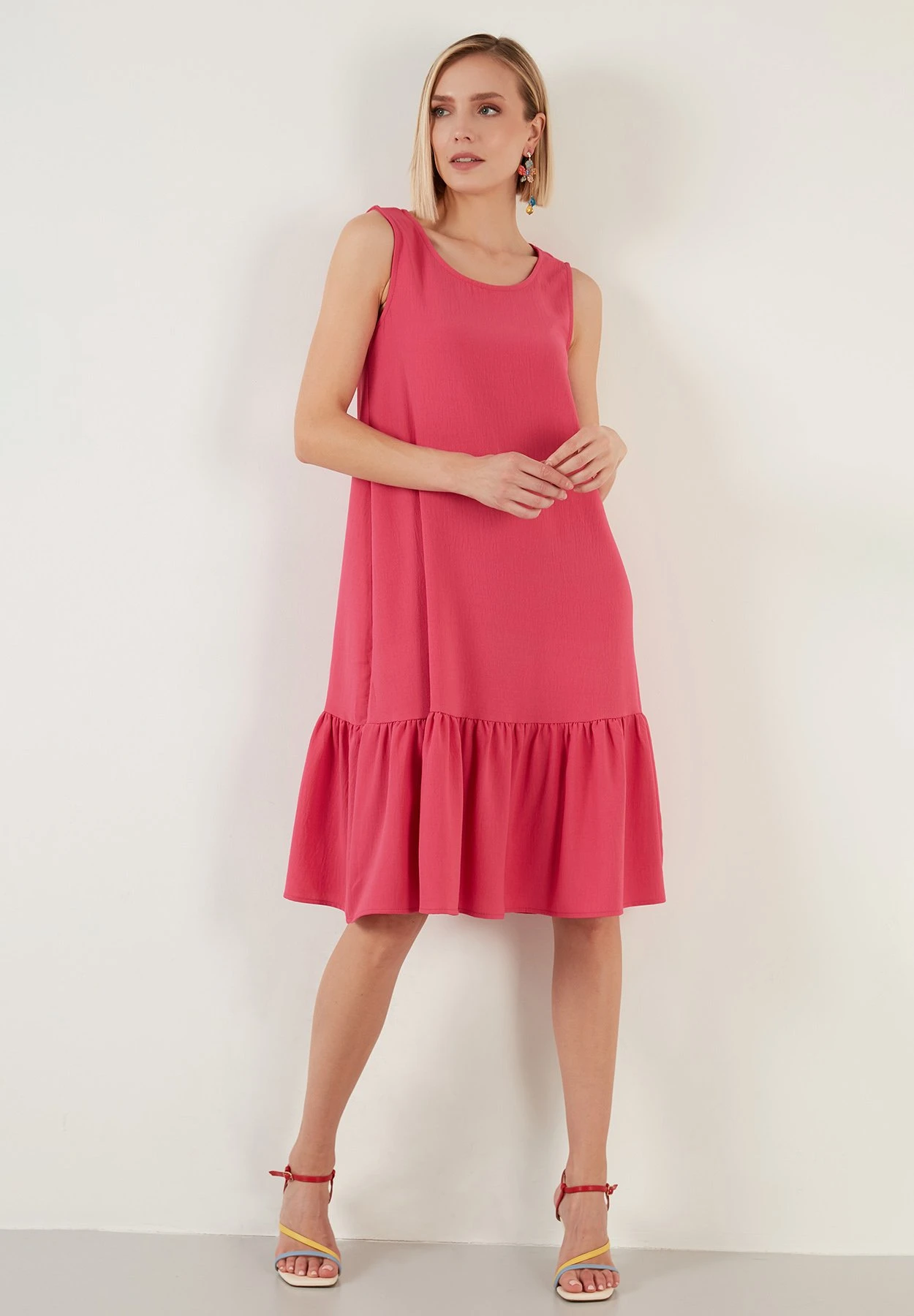 LELA Regular Fit- Jurk - Fuchsia 7 LELA Regular Fit- Jurk - Fuchsia - Afbeelding 5