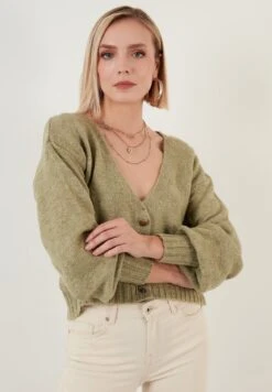 LELA Vest - Khaki -Stijl Verkoop 2c76d41ce7c54ff49ab65eb0bc479ba8