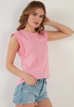 LELA Crew Neck- Top - Pink Melange -Stijl Verkoop 2cf1f180f15b43f8944a7c6b284e3d73