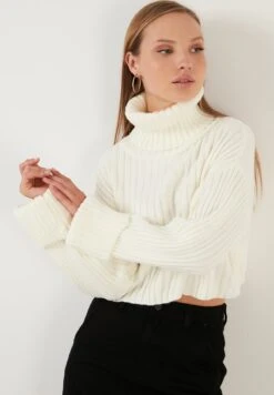 LELA Loose Fit - Trui - Ecru -Stijl Verkoop 2e12ab23d2fe4ed89227971f6df2b91a