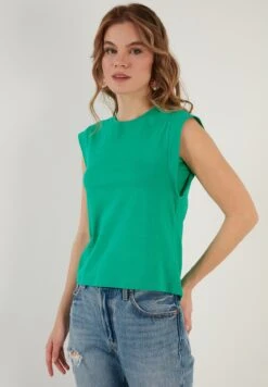 LELA Crew Neck- Top - Benetton Color -Stijl Verkoop 2fe690a09954407fa5bb5b70ff0cb9a8