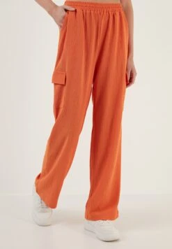 LELA Regular Fit - Cargobroek - Orange 12 LELA Regular Fit - Cargobroek - Orange -Stijl Verkoop 304147c904ff453e89e78effc9022ee9